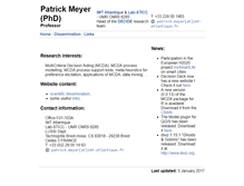 Tablet Screenshot of patrickmeyer.info